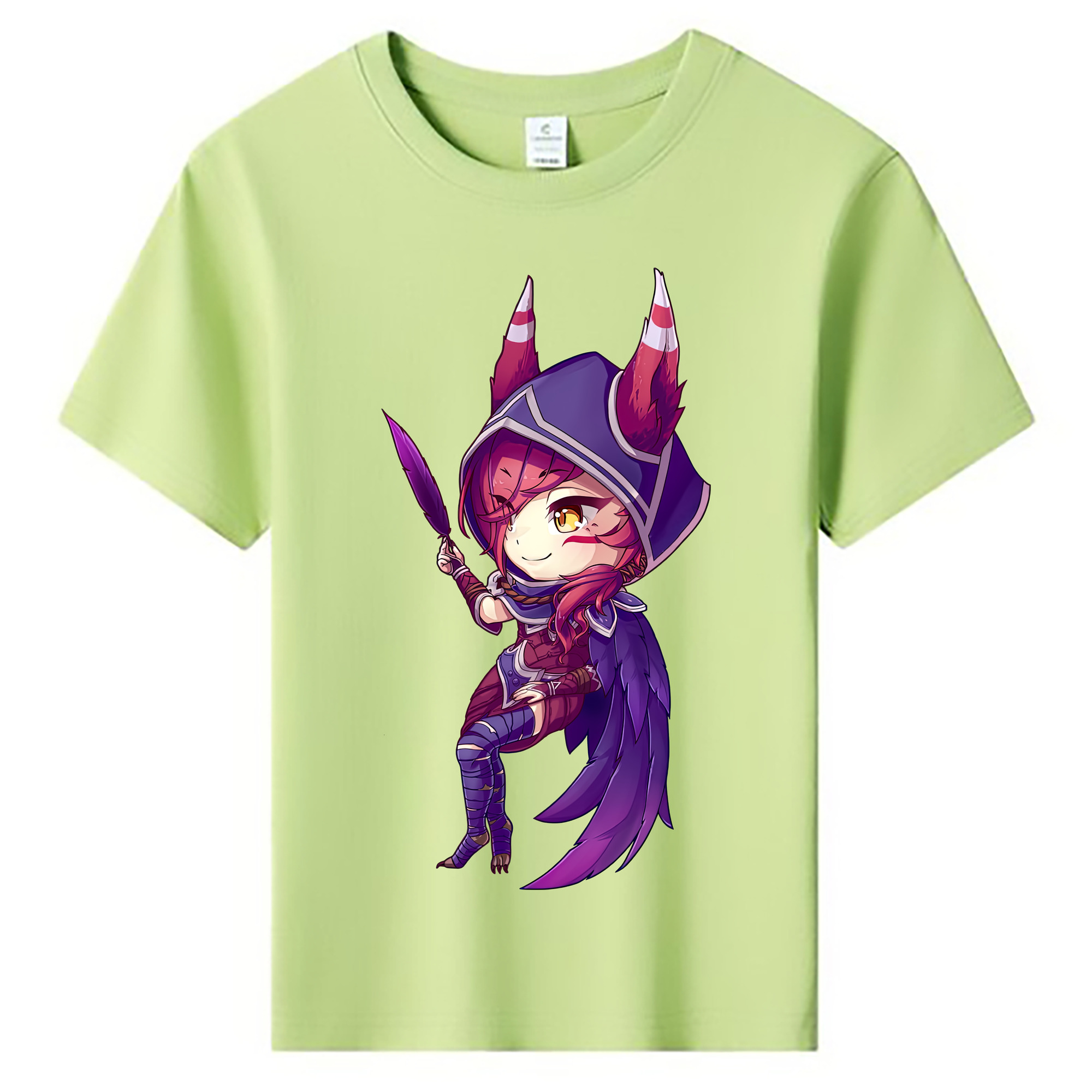 （画像用） リーグ・オブ・レジェンド League of Legends LOL 綿100％キッズTシャツ（フロントプリント）